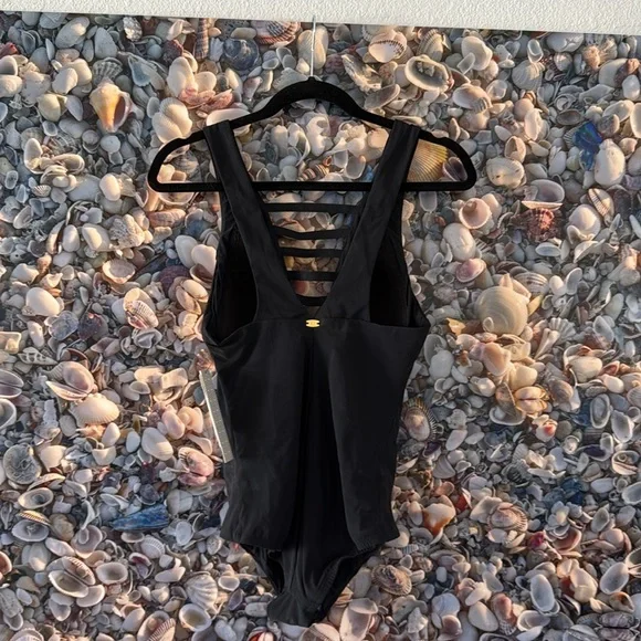 Amoressa Black Strappy Women's Swimsuit.
NWT. Size 10 - Picture 7 of 8